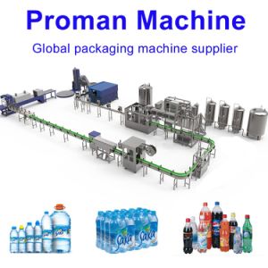 Full Drink Beverage Automatic a to Z Pure CSD CO2 Aqua Juice Pet Plastic Bottle Bottling Small Filling Pure Mineral Water Machine Cost Factory