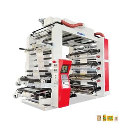 6 8 Color Stack PE Shopping Bag Flexo Printing Machine