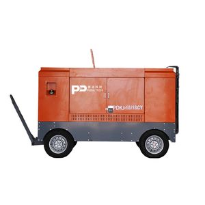 Industrial Diesel Engine Driven Portable/Movable Rotary Screw Air Compressor
