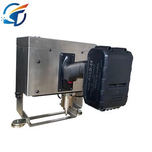 The Handheld Electric Marking Machine Is Used for Marking License Plate Numbers