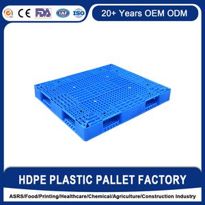 Big Size 1200X1200 Industrial Heavy Duty Steel Reinforced Warehouse Rackable Storage Durable HDPE Load Capacity Custom Made/Plastic Pallet Manufacturer