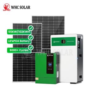 WHC Off Grid 10kw 20kw 30kw Complete Solar Energy System Hybrid Inverter 10kw 20kw 30kw Solar Home Power System