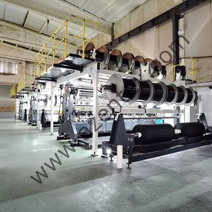 Spacer Mesh Double-Needle Bar Warp Knitting Machine