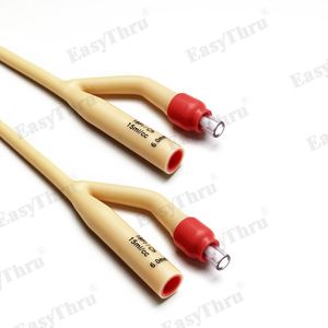 Foley Catheter Urine Leakage Prevent Silicon Coated Additional Drainage Eyelet