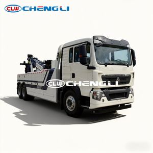 Factory Directly Sale HOWO 6X4 Heavy Duty Wrecker Truck 80 Ton Towing Capacity with Wireless Remote