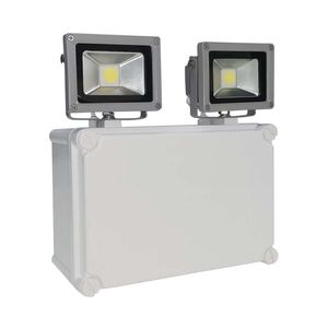 CE Certificate High Lumen Wall Mounted Rechargeable Emergency Twin Spot Light