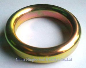 Znic Plated Ring Joint Gasket with Material D Soft Iron, CS