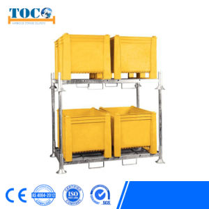Factory Galvanized Customized Foldable Warehouse Storage Stacking Big Steel Metal Pallet Box Cage Stillage