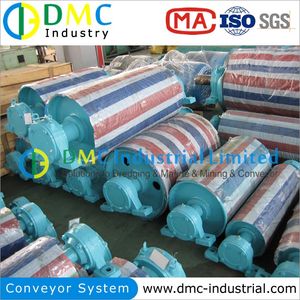 Smooth-Rolling Rubber-Coated Conveyor Drums with Precision Bearings