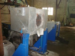 Asp 50kg Cabinet Industrial Electric Steel Iron Copper Aluminium Brass Metal Scrap Induction Melting Furnace for Sale