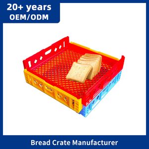 Bakery Bread Toast Storage Tray Crate, Food Grade PP Plastic Bubble Cover, Hot Selling Stackable Wholesale Container with Customized Service