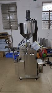 250ml Semi Automatic Chocolate Honey Cream Heating Mixing Piston Filling Machine
