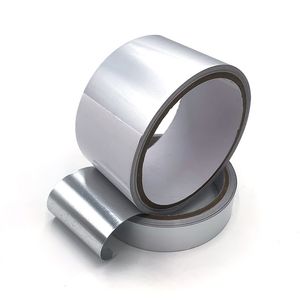Silver Pet Film Laminated Aluminum Foil Mylar Tape for EMI Shielding