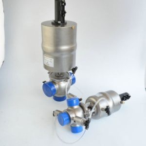 Stainless Steel Sanitary Food Grade 316L Mixproof Valve with C Top