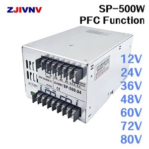 500W Switching Power Supply 100-240V Wide Voltage Active Pfc 12V 24V 36V 48V 27V 60V 500 Watt Transformer PSU