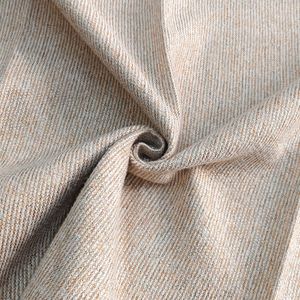 Luxury Heavy Stonewashed White Cotton Linen Curtains for The Living Room Beige