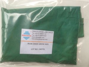 Iron Oxide Green 5605 for General Use Paint Coating Paper Asphalt Cement Brick Tile