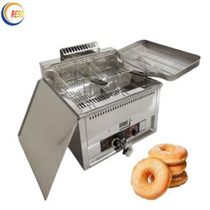 Automatic Plantain Potato Chips Frying Machine Continuous Rice Crisp Fryer for Pork Rinds