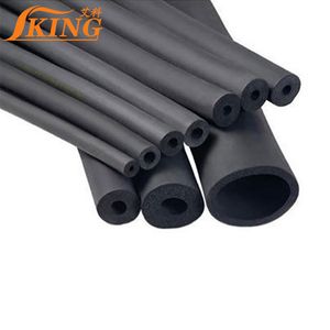 Isoking Elastomeric Foam Rubber Pipe Thermal Insulation NBR Flexible Rubber Tube for HVAC Refrigeration and Plumbing Systems