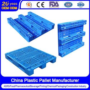 HDPE Heavy Duty Warehouse Storage Euro Industrial Rackable Stackable One Way Export Oil Anti IBC Spill Hygienic Containment Food 3/6/9 Runners Plastic Pallets