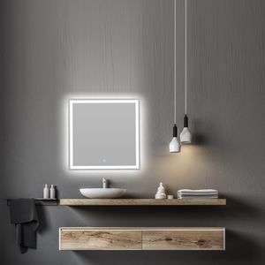Modern Luxury LED Lights Bath Mirrors for Home Bathroom
