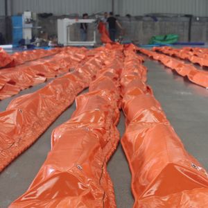 PVC Float Spill Containment Boom Oil Fence Seaweed Barrier Oil Containment Boom