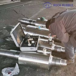Large Forging Shaft with Material of Alloy Carbon Steel Precision Machining