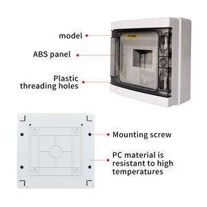 Waterproof and Flame-Retardant ABS Plastic Shell Distribution Box Electrical Box