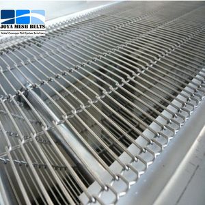 Food Grade Metal Turn Flex Ladder Mesh Conveyor Belt for Food Industry