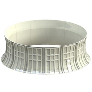 Cooling Tower Fan Stack with FRP Material
