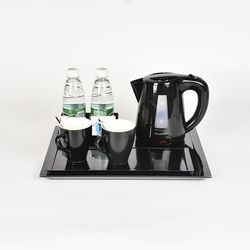 Wholesale Hotel Guest Room Black Color Plastic Electric Kettle