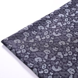 High-Quality Leopard Print Denim Fabric for Urban Streetwear Styles
