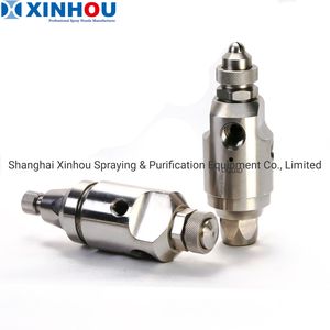 Jau 2mm Stainless Steel Adjustable Painting Gun Automatic System Air Atomizing Spray Nozzle