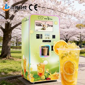 Manufacture Fully Automatic Milk Tea Vending Machine for Sale
