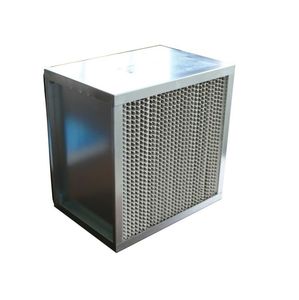 Galvanized Steel Frame Deep Pleated HEPA Air Filter for Clean Room