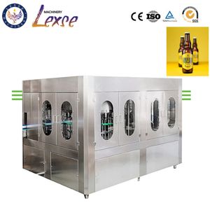 Automatic CSD Tinplate Beer Soft Drink Filling Sealing Label Machine Production Line
