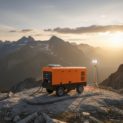 Efficient Outdoor Air Compressor for Reliable Diesel Driven Performance