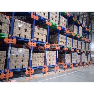 Heavy Duty Storage Drive in Pallet Rack Warehouse Shuttle Car Rack for Materials Industry Factory