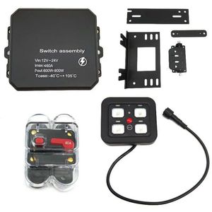 4 Gang Automatic Dimmable Universal LED Light Bar RGB Display Controller Panel Switch