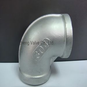 Pipe Fitting BSPT/ NPT Thread 90 Degree Stainless Steel Elbow