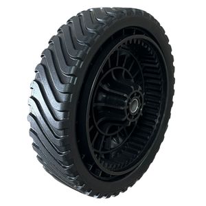 8 Inch Lawn Mower Wheels 8" Push Lawn Mower Wheels for Most Standard Push Lawn Mowers Generator Garden Tiller Handtruck