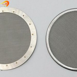 Micron Stainless Steel Wire Mesh Round Mesh Metal Filter Disc