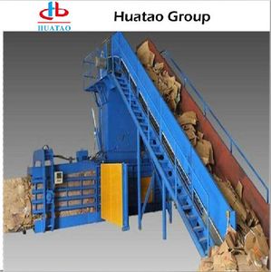 Hydraulic Tire Baler Drive Cardboard Carton Compress Machine