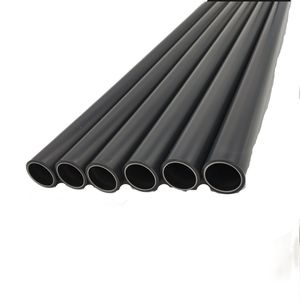 Heavy-Duty Matte Black ABS Plastic Conduit Pipe Super Impact ABS Round Tubing