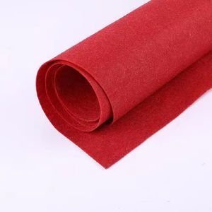 Non Woven White/Red/Colorful Event Wedding Wed Floor Decoration Needle Punch Felt Exhibition Carpet