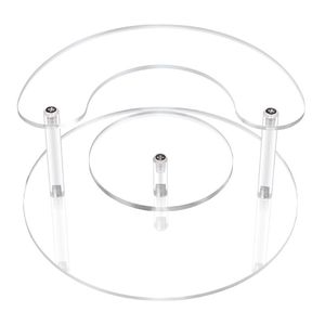 Acrylic Display Stand Multi-Layer Riser Shelf Perfume Organizer