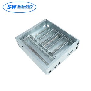 OEM Custom Heavy Duty Sheet Metal Fabricated Laser Cut CNC Bent Powder Coated Electrical Control Panel