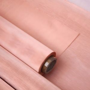 Copper Mesh Fabric Screen Roll Gauze 150 200 250 180 300 Mesh Knitted Copper Wire Mesh for Current Collectors