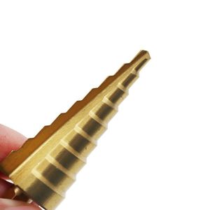 High-Speed Steel Spiral Step Drill Hexagon Shank Cobalt Containing Multi-Specification Pagoda Drill Drilling