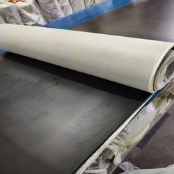 Black Smooth Non Slip Waterproof Insulating Gym Garage Rubber Flooring Sheet